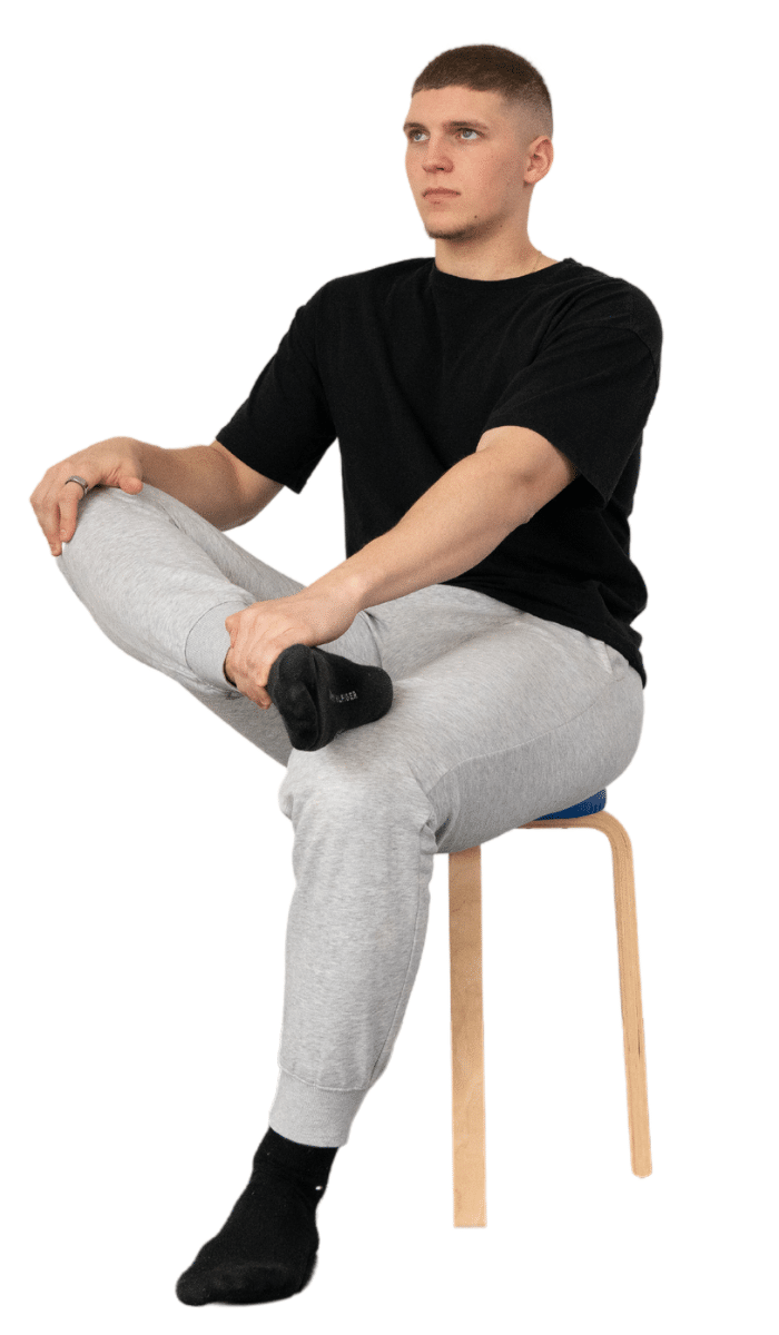 29-Dehnung Gesäss-und-seitlicher-Oberschenkel--Übung-Physiotherapie-Binningen-Basel