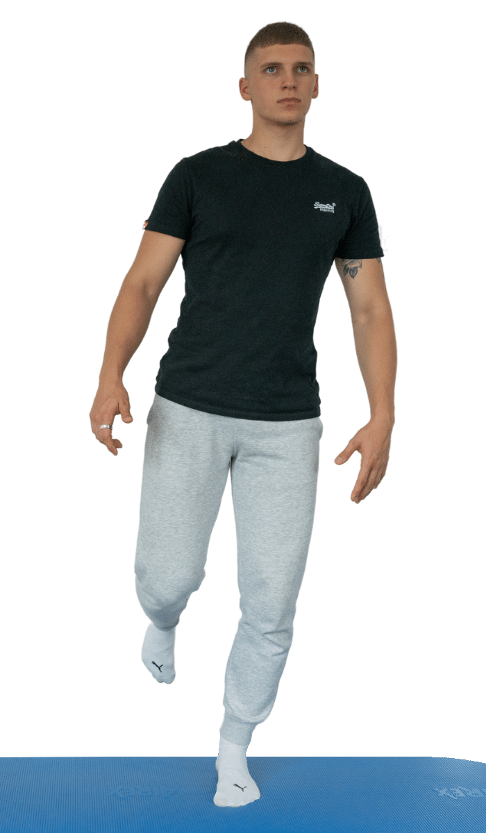 42-Hüpfen an Ort-Übung-Physiotherapie-Binningen-Basel