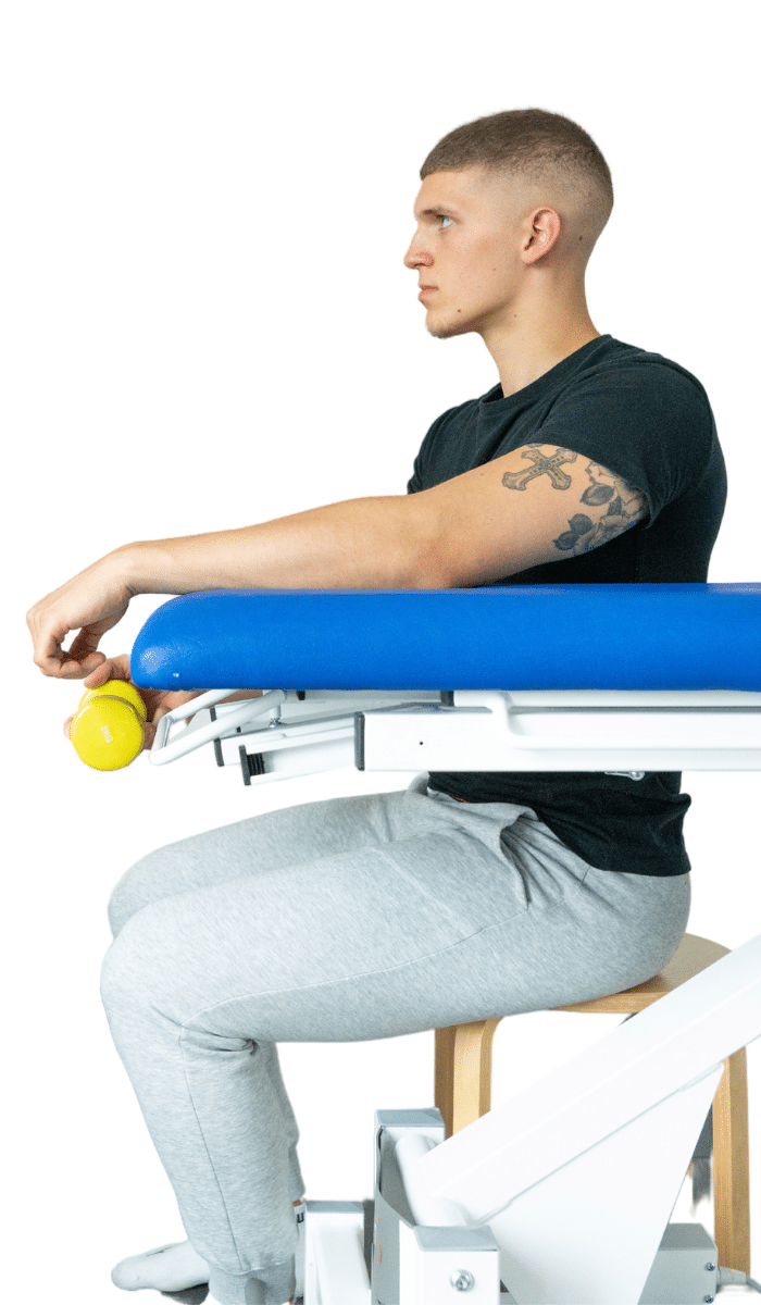 46-exzentrisches-training-unterarm-streckmuskulatur-extensoren-Übung-Physiotherapie-Binningen