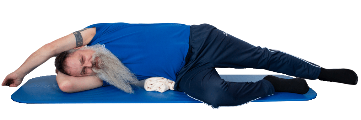 72-Quadratus lumborum Dehnung-Übung-Physiotherapie-Binningen-Basel