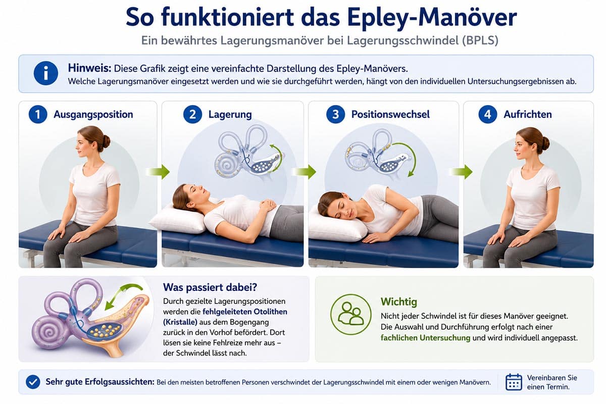 So funktioniert das Epley-Manöver
